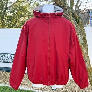 RedHead Red Hooded Jacket Windbreaker – Men’s Large
